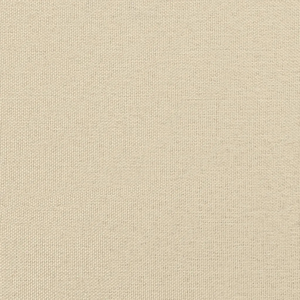 Cuscino Testiera Hvar Crema 120 cm in Tessuto 374566