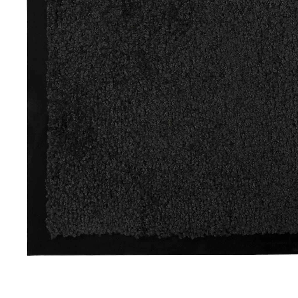 Tappetino Nero 60 x 40 x 1.2 cm Tessuto Teddy 42013438