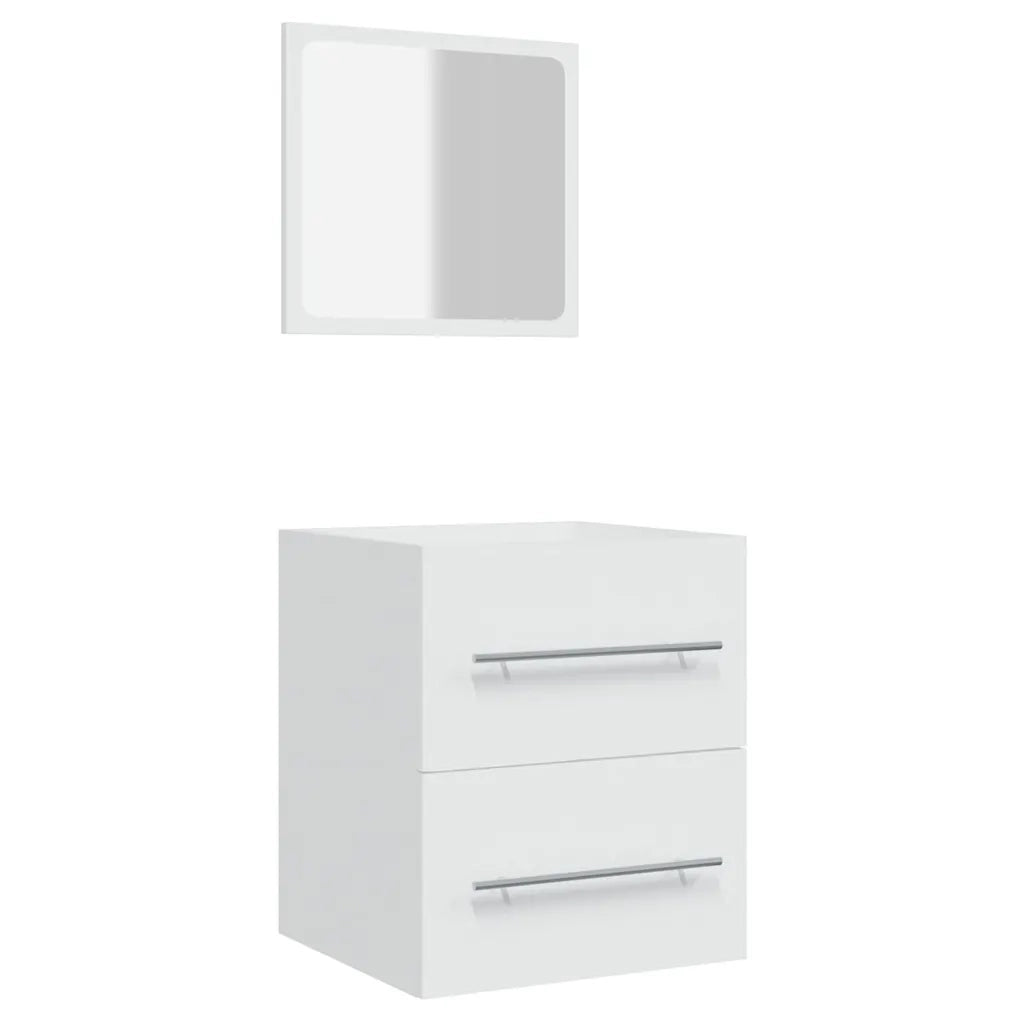 Mobile da Bagno con Specchio-Armadietto a Specchio da Bagno Bianco 41x38,5x48 cm