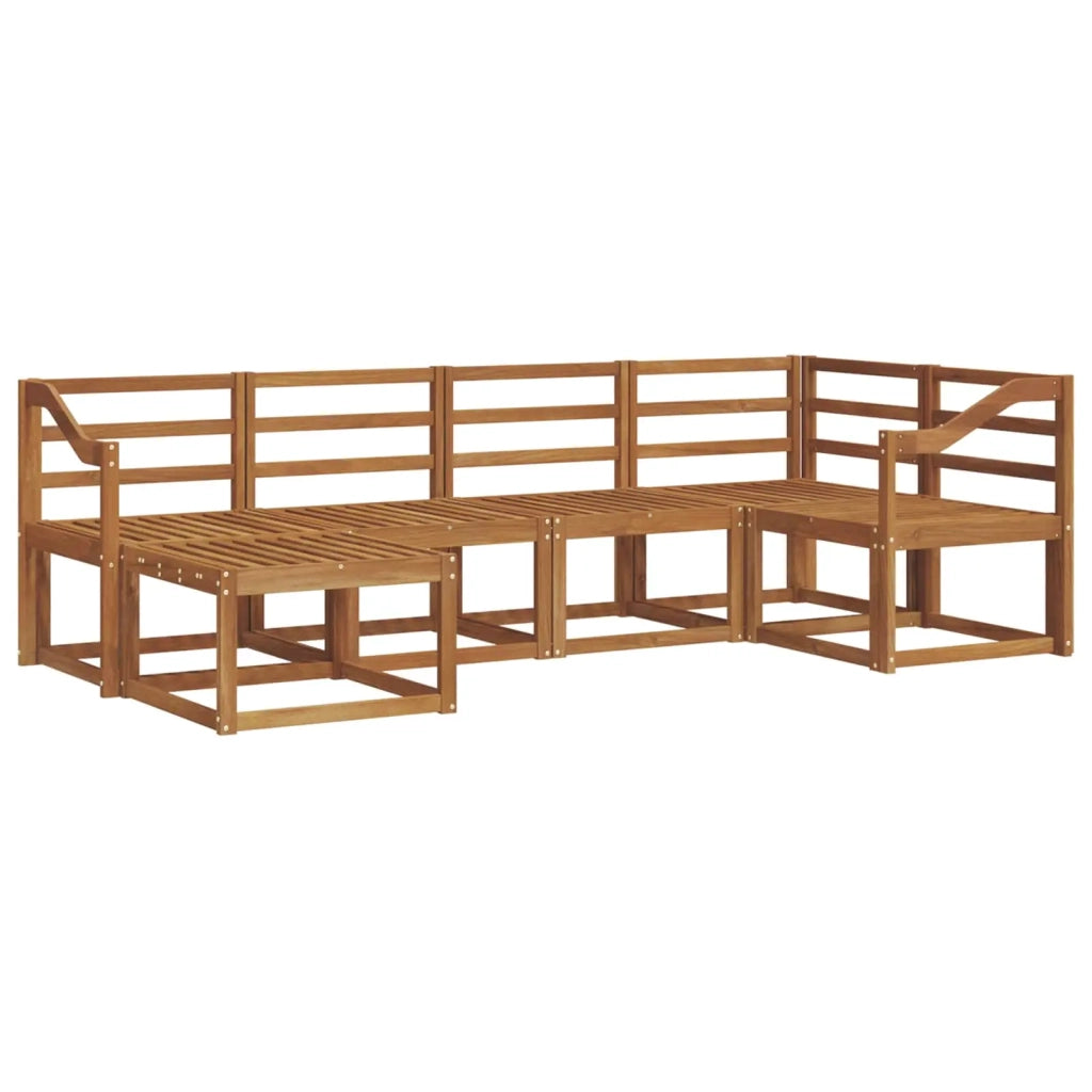 Set di divani da esterno 6 pcs Naturale