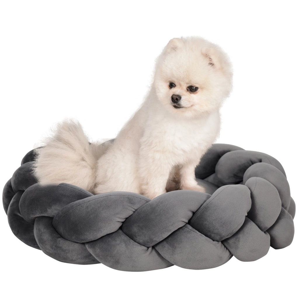 Letto per Cani Piccoli ¨C Minimal ¨C Grigio 55x55x14 cm