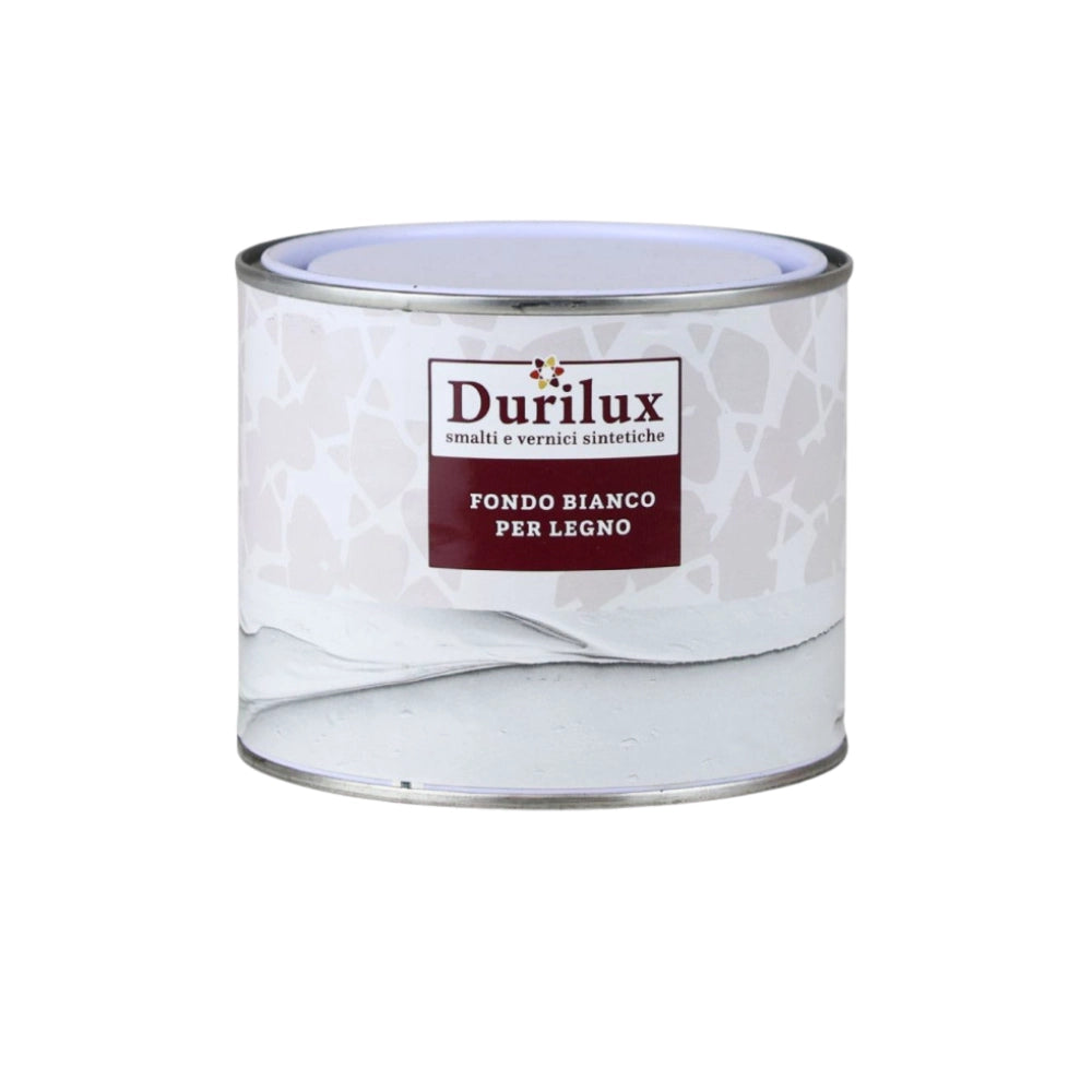 Duriopac fondo opaco carteggiabile per legno smalto bianco *** formato 0,5 l, confezione 1