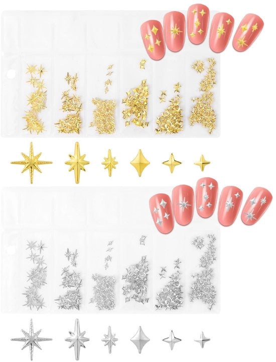 800 Stuks Ster Nagelbedels per Manicure
