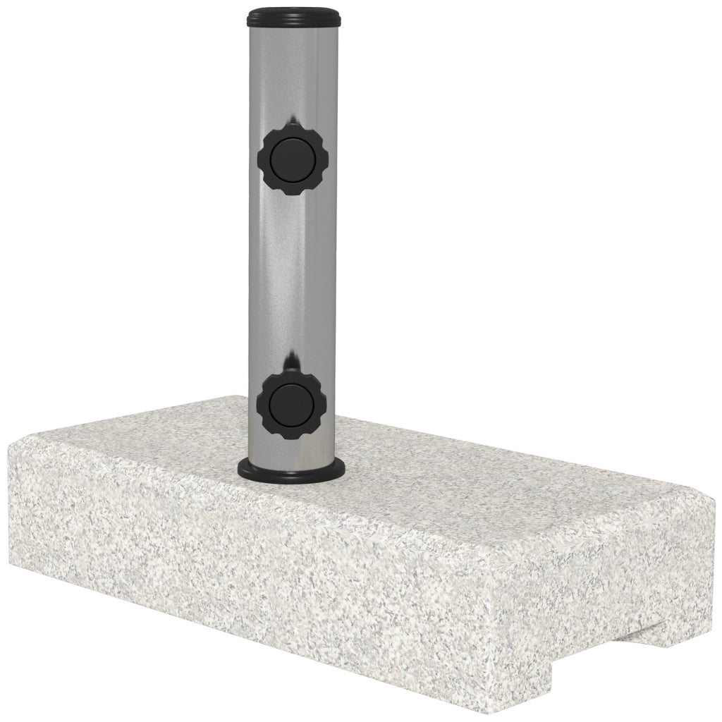 Base per ombrellone in granito 25 kg ¨C Minimal ¨C Grigio ?32/38/48 mm