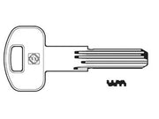 CHIAVI PUNZONATE PER CILINDRI SECUREMME 10 SPINE SCM2- - SCM2 - 5 pezzi SILCA