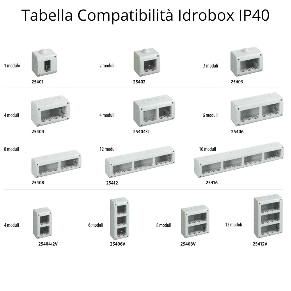 Presa bivalente bipasso serie matix bianco standard italiano am5180