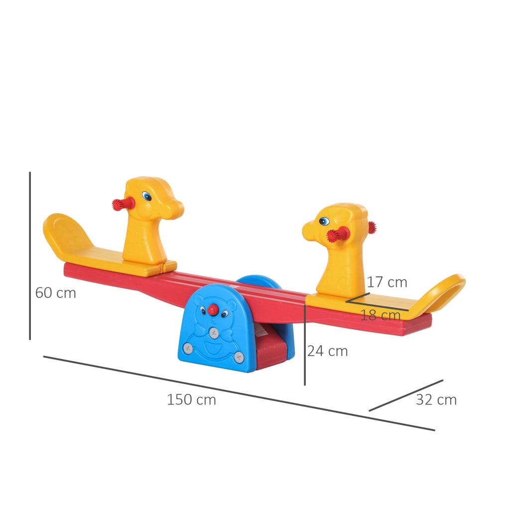 Altalena per bambini a dondolo ¨C Minimal ¨C 150x32x60 cm multicolore
