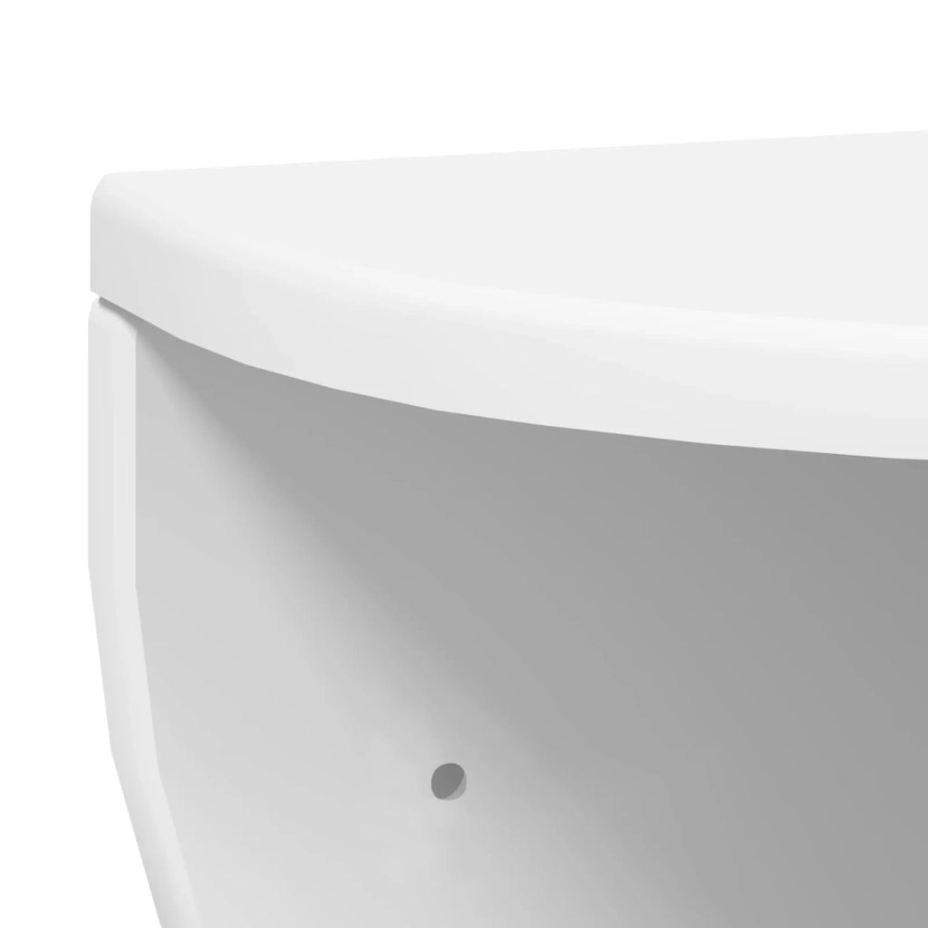 Scaffale da parete 2 pcs Bianco 38 x 19 x 19 cm 891409