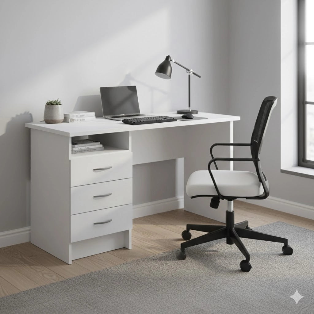 KIT SCRIVANIA FUNCTION PLUS 120X48X72CM BIANCO- 1,0 pz