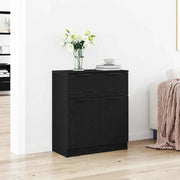 Credenza Rovere Nero 60 x 30 x 70 cm Legno multistrato 862738