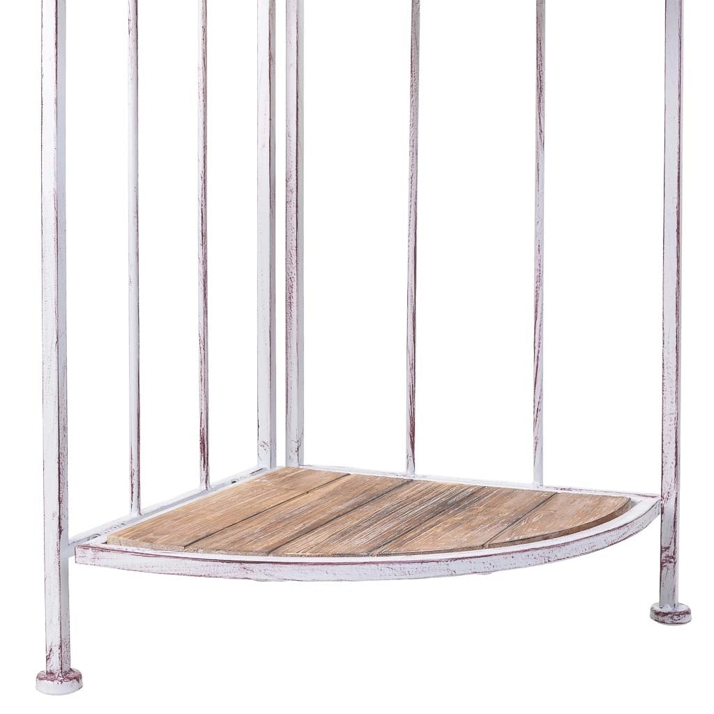 Mensola espositiva grigio 37x37x131