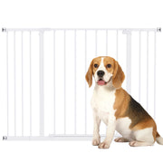 Cancelletto di Sicurezza Estensibile ¨C Xylo ¨C Metallo e Plastica Bianco 76-107 cm