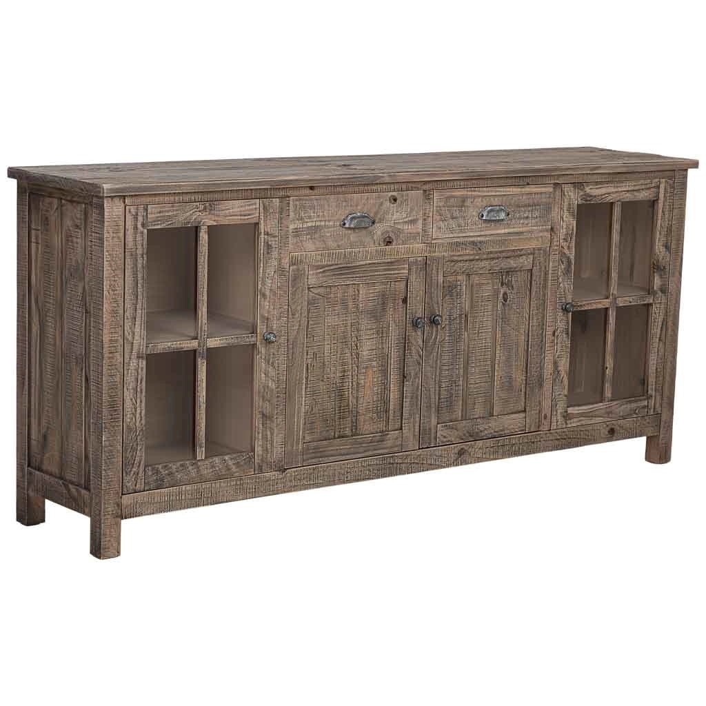 Credenza in legno marrone 80x40x180h cm