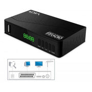 DECODER DIGITARE TERRESTRE DVB-T2 TELECOMANDO FULL HD IRRADIO - UNIVERSALE