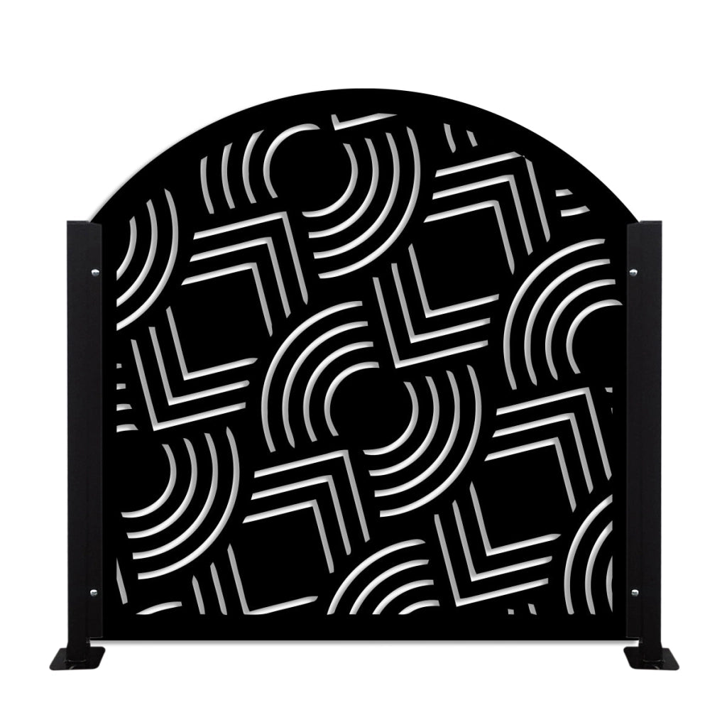 Ringhiera DEKOPLAST Curva mod. AIM Colore: nero