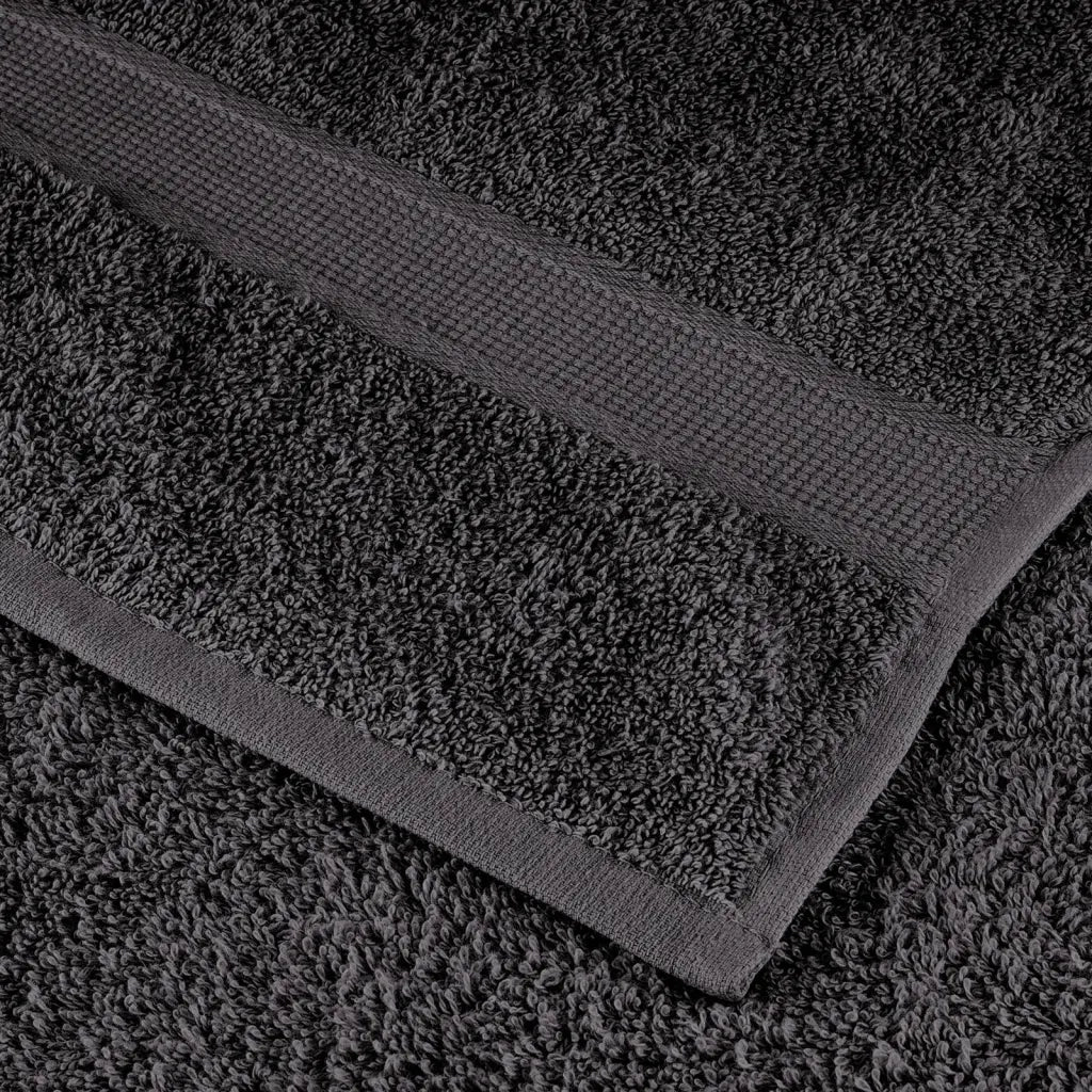 Asciugamani Premium SOLUND 10 pz | Teli per bagno Antracite 50x100 cm 600 g/m2