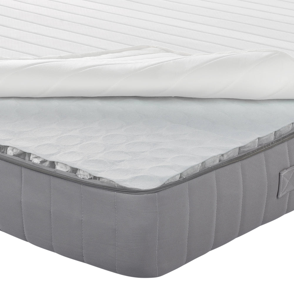 Materasso in memory foam con Molle Insacchettate a media rigidità 160 x 200 cm sfoderabile trapuntato