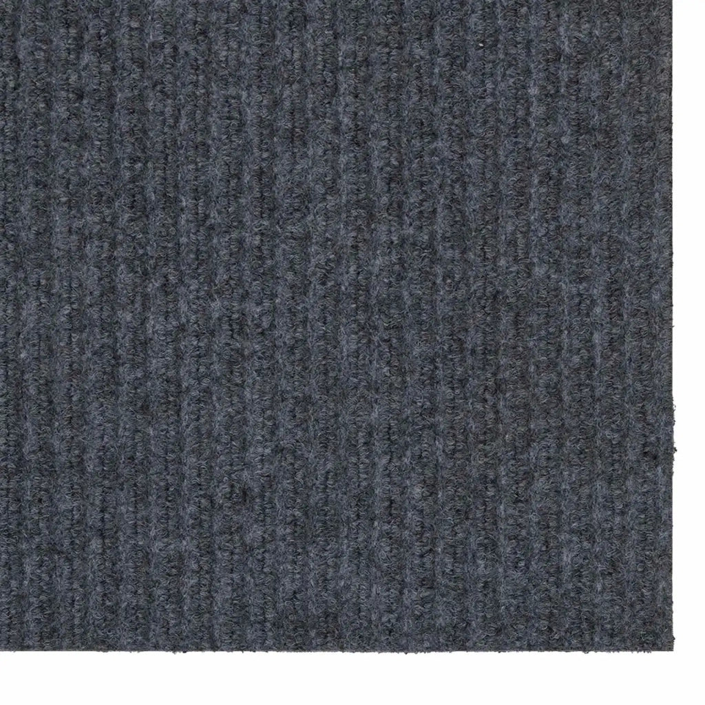 Runner in Moquette | Runner Tappeto Grigio 80 x 300 cm Tessuto