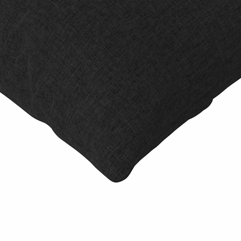Cuscini da Divano 2 pcs Nero 145 x 40 cm Tessuto 42013827