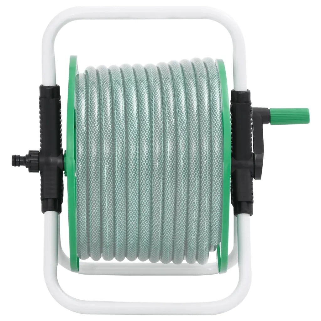 Carrello Avvolgitubo Autonomo Tubo Flessibile 45 m 1/2" Acciaio CFW2730749