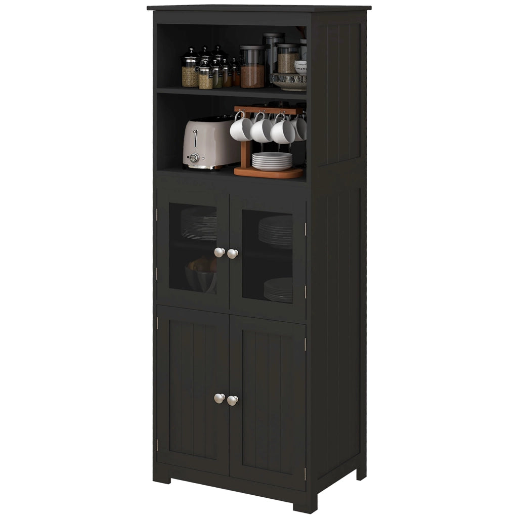 Armadio per Cucina ¨C Minimal ¨C Nero 60x30x162 cm