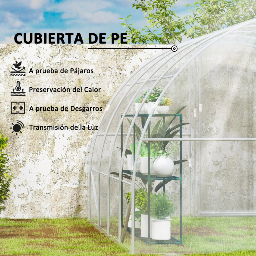 Serra Tunnel Giardino ¨C Minimal ¨C 4x3x2m Trasparente