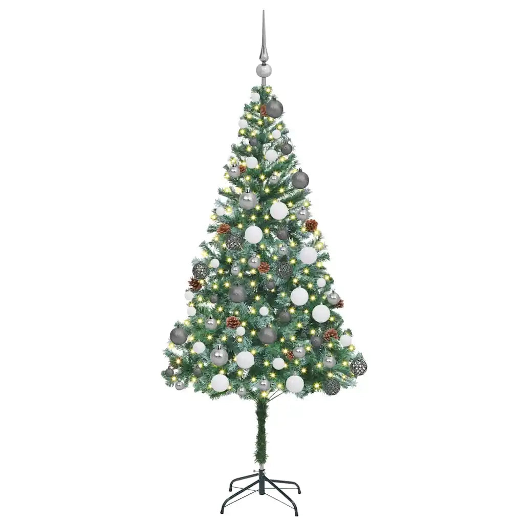 Albero di Natale artificiale Verde 180 cm PVC e Acciaio 3396713