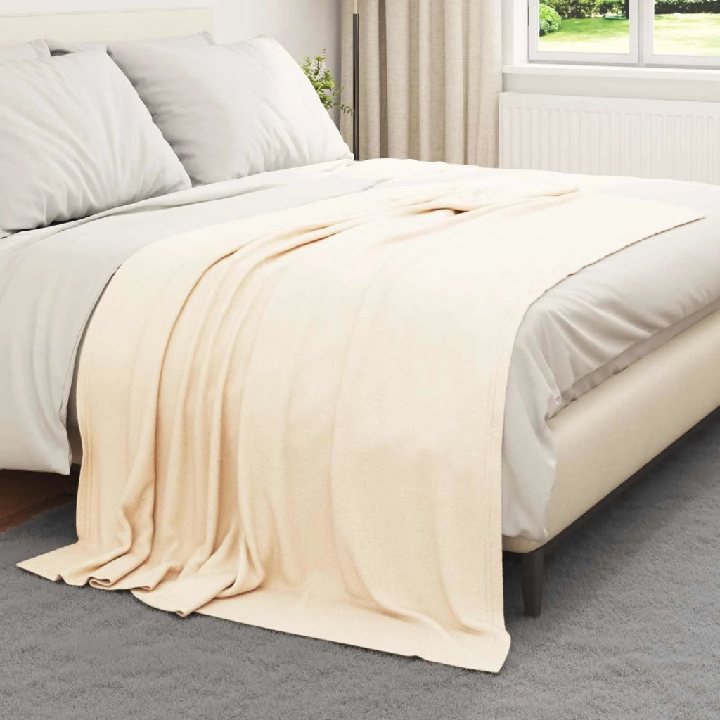 Coperte da Pile 24 pcs Crema 200 x 150 cm Panno 42017114