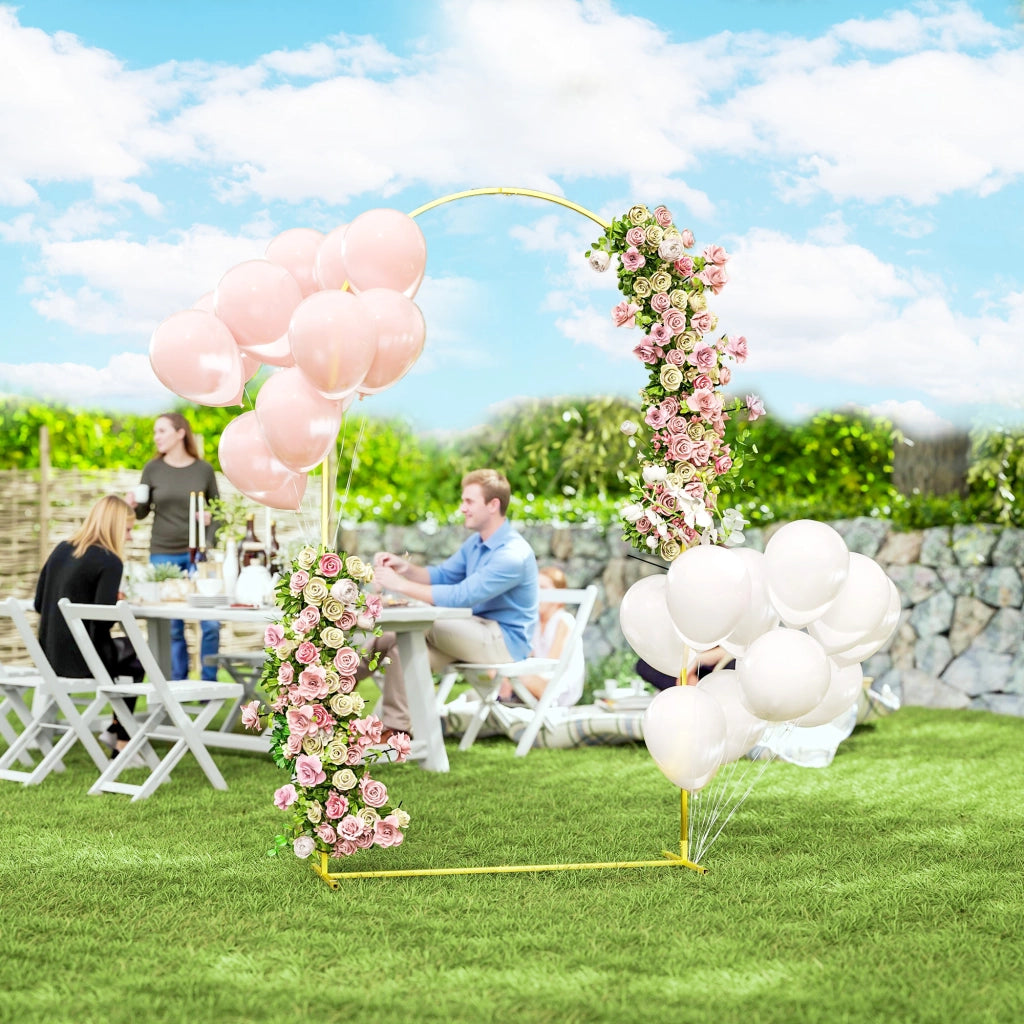 Arco per Matrimonio ¨C Minimal ¨C Dorato Metallo 2.2 m