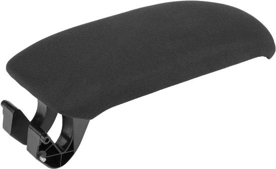 Console centrale con supporto braccio in pelle nera, nuovo di zecca, adatto per A3 8P 2003-2013, dimensioni 25,8 x 12 cm, design elegante, peso 370 g, con supporto braccio