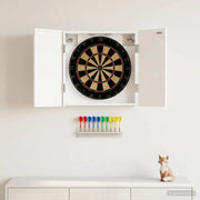 Armadio per Dartboard DELFT Bianco Lucido 52,5 x 10,5 x 53,5 cm 897109