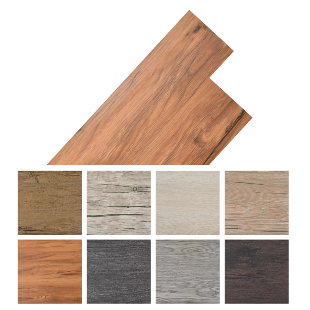 Plance per Pavimenti in PVC Autoadesive 30,5 x 61 cm 28 pcs PVC 42046413