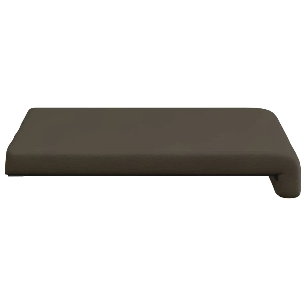 Cuscino per panchina 2 pcs Similpelle Grigio Profondità 35 cm 42043036