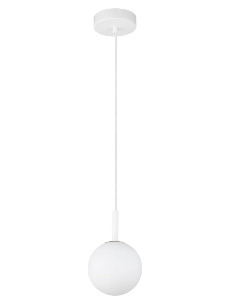 Lampada a sospensione moderna bianca vetro Gama G9 Sigma