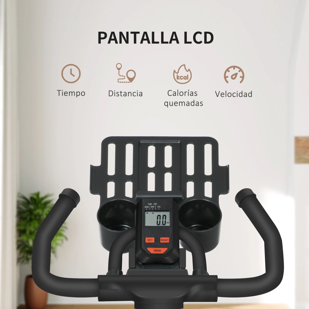 Bicicletta Statica con Resistenza Regolabile 8 kg ¨C Minimal ¨C Blu