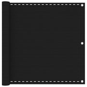 Schermo da balcone Nero 75 x 800 cm HDPE e alluminio 4003042