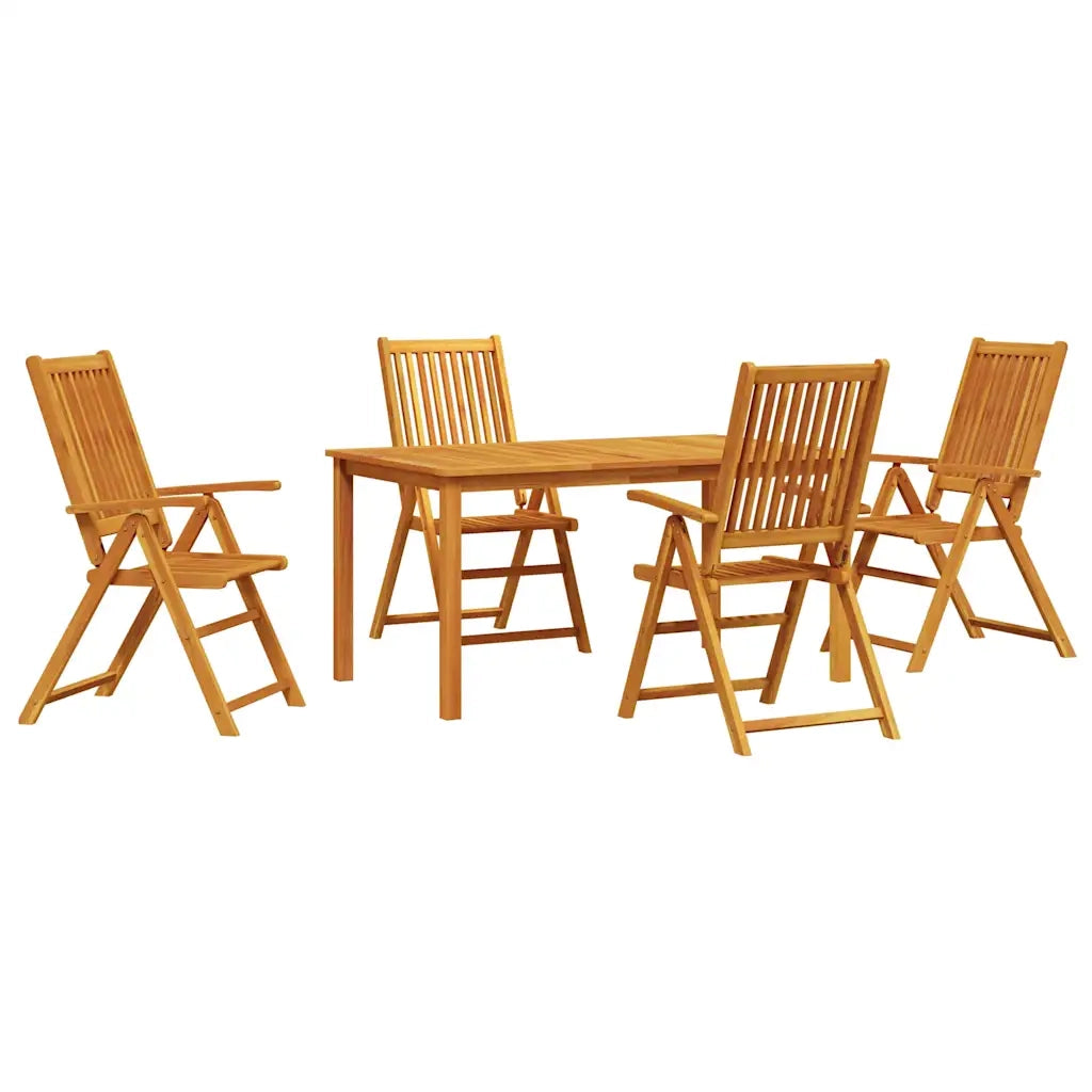 Set da Pranzo per Giardino 5 pcs Marrone 3375619