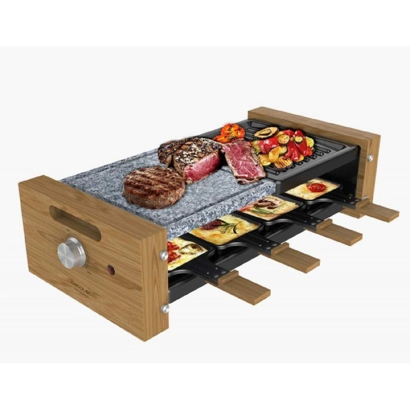 CECOTEC 03100 - Raclette Cheese&Grill 8400 Wood MixGrill