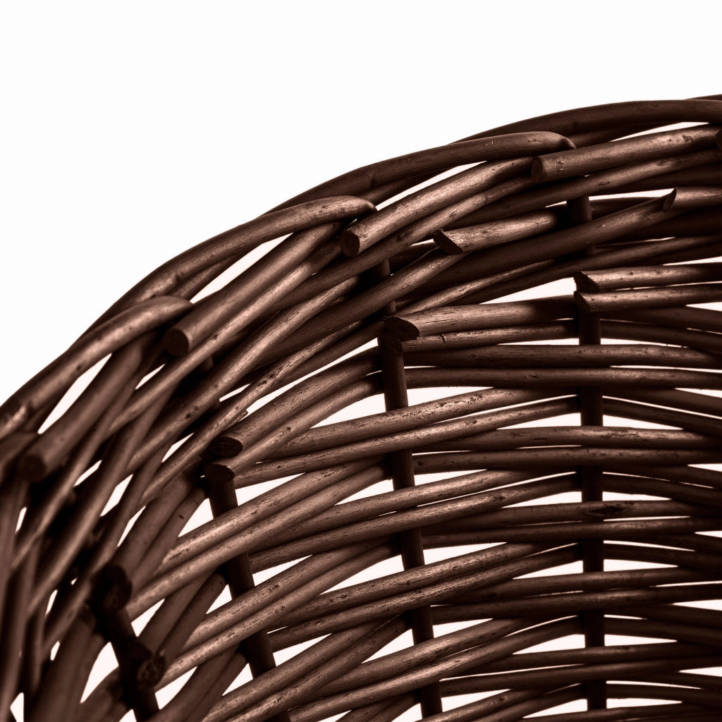 Copertura in vimini KADAX per supporto albero di Natale 55 cm, colore marrone.