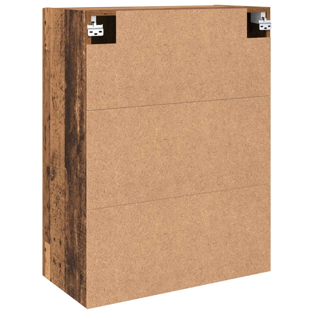 Mobiletto a muro 2 pcs Legno vecchio 69,5 x 34 x 90 cm 3394518