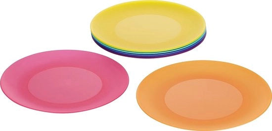 Set di bicchieri da campagna colorati