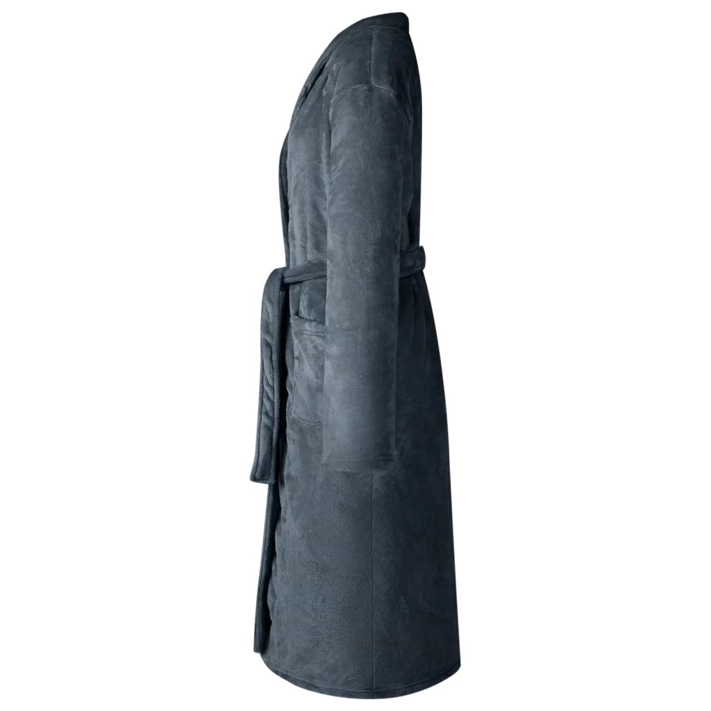 Accappatoio senza Cappuccio Blu navy l Flanella CFW6516651