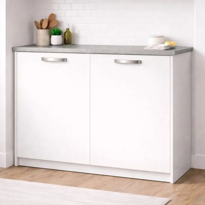 Anta per mobili in Legno nobilitato Compresa di Maniglia 72x45 Bianco
