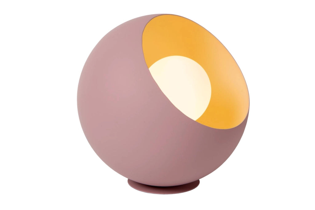 Lampada da tavolo DOREDOS rosa metallo E27 Lucide