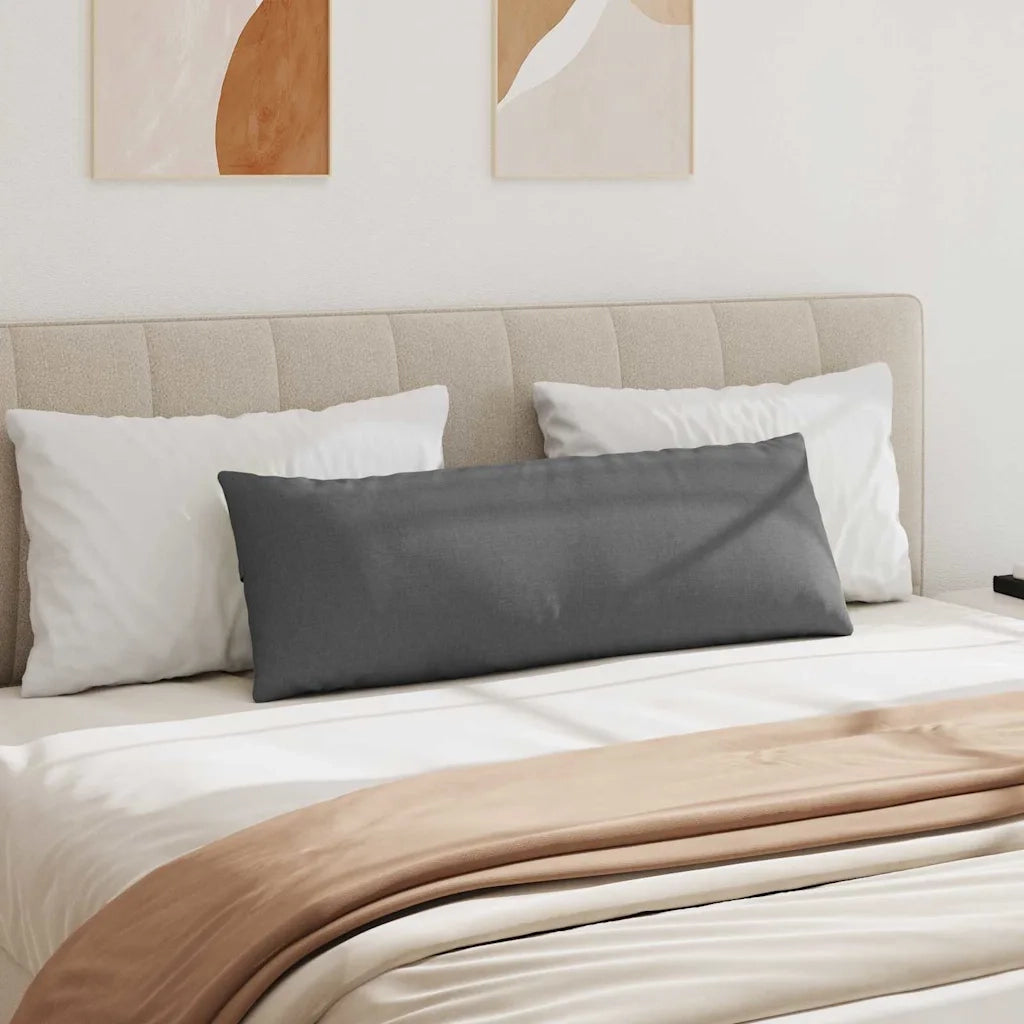 Cuscini da Divano 2 pcs Grigio scuro 120 x 40 cm Tessuto 42013783