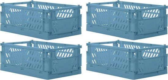 Box Opvougbile 4-delig 25 x 165 x 10 cm - Petrol