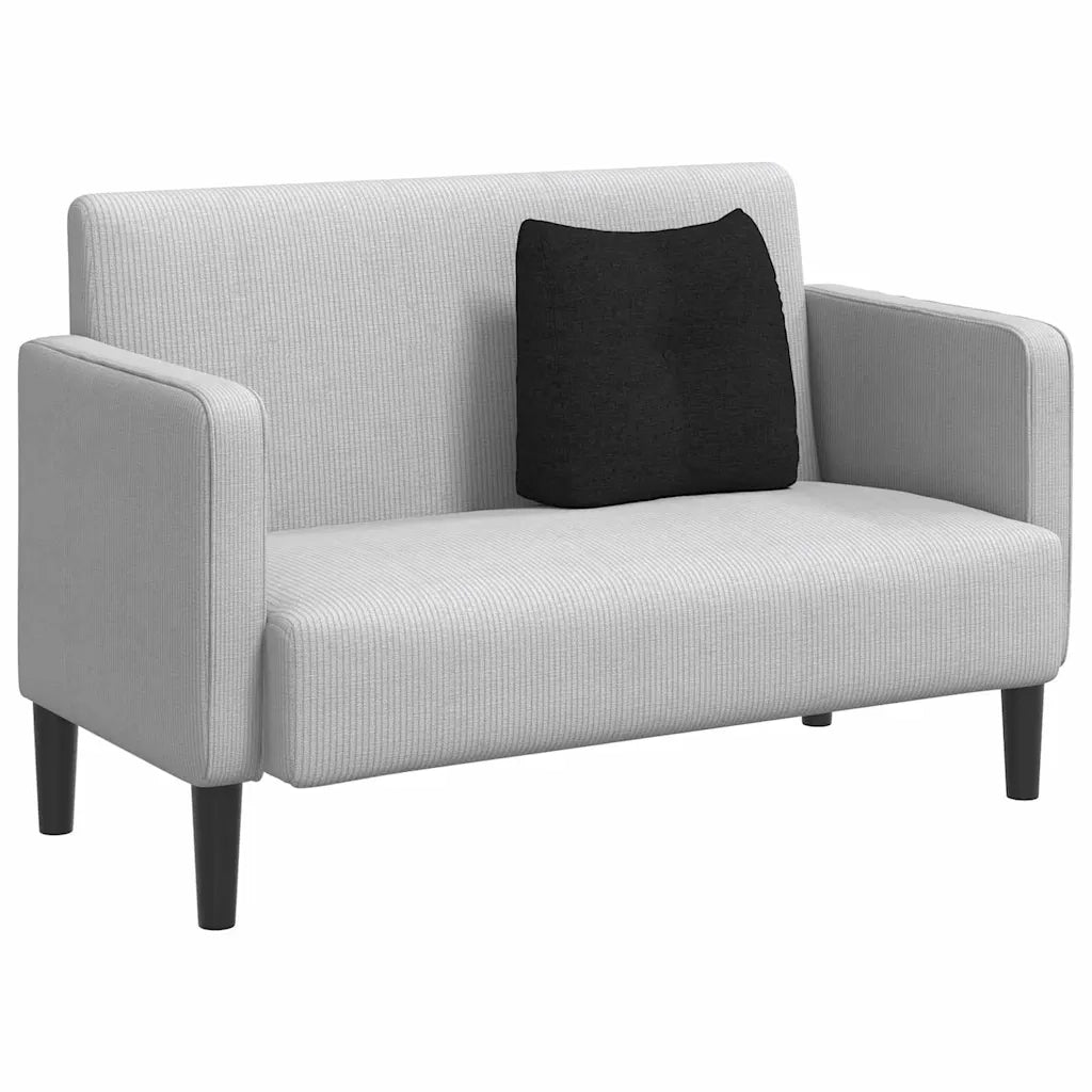 Cuscino per Schiena Nero 45 x 24 x 50 cm Tessuto 42014356