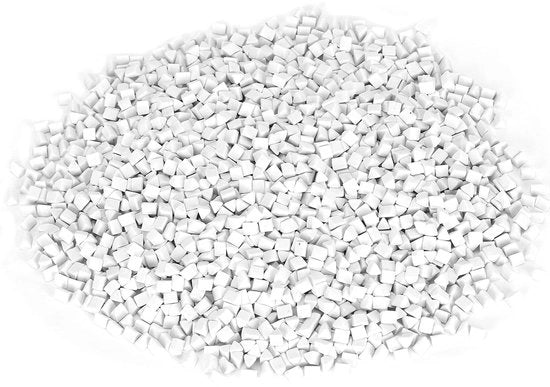 Vulmiddelen ceramici 500 g - Schiuma abrasiva triangolare - Pellet riciclabile - Per lucidare gioielli - Per Rock Tumbler - Alta brillantezza - Poliuretano abrasivo