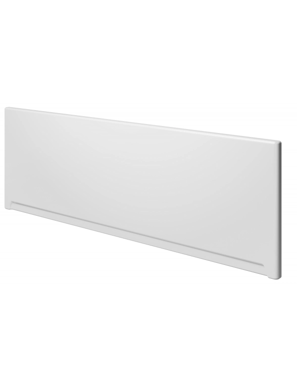 Grembiule vasca frontale universale 180x57 cm in acrilico bianco