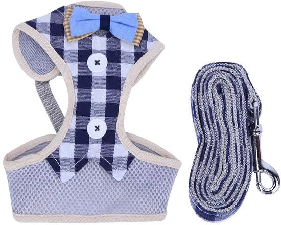 Abbigliamento per Gatti - Adattabile Cintura - Set di Cintura con Cerniera - Protezione Sicura - Tessuto Air Mesh Leggero - Taglia M